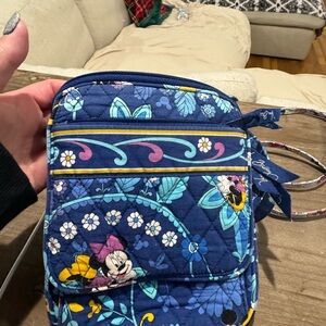 Disney Blue Floral Crossbody Bag